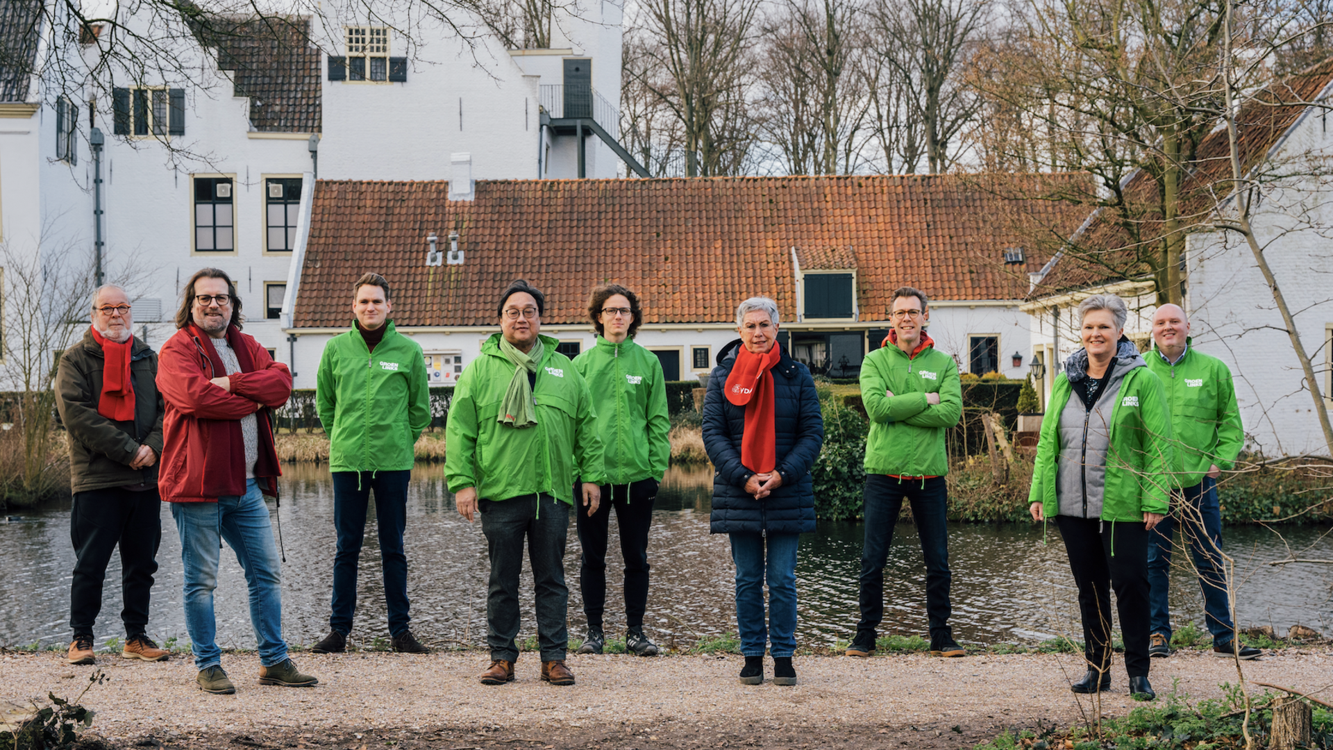22 GLPvdA groepsfoto Kasteel